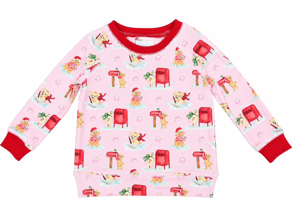 GIRL Campbell Crewneck- Letter to Santa Paws