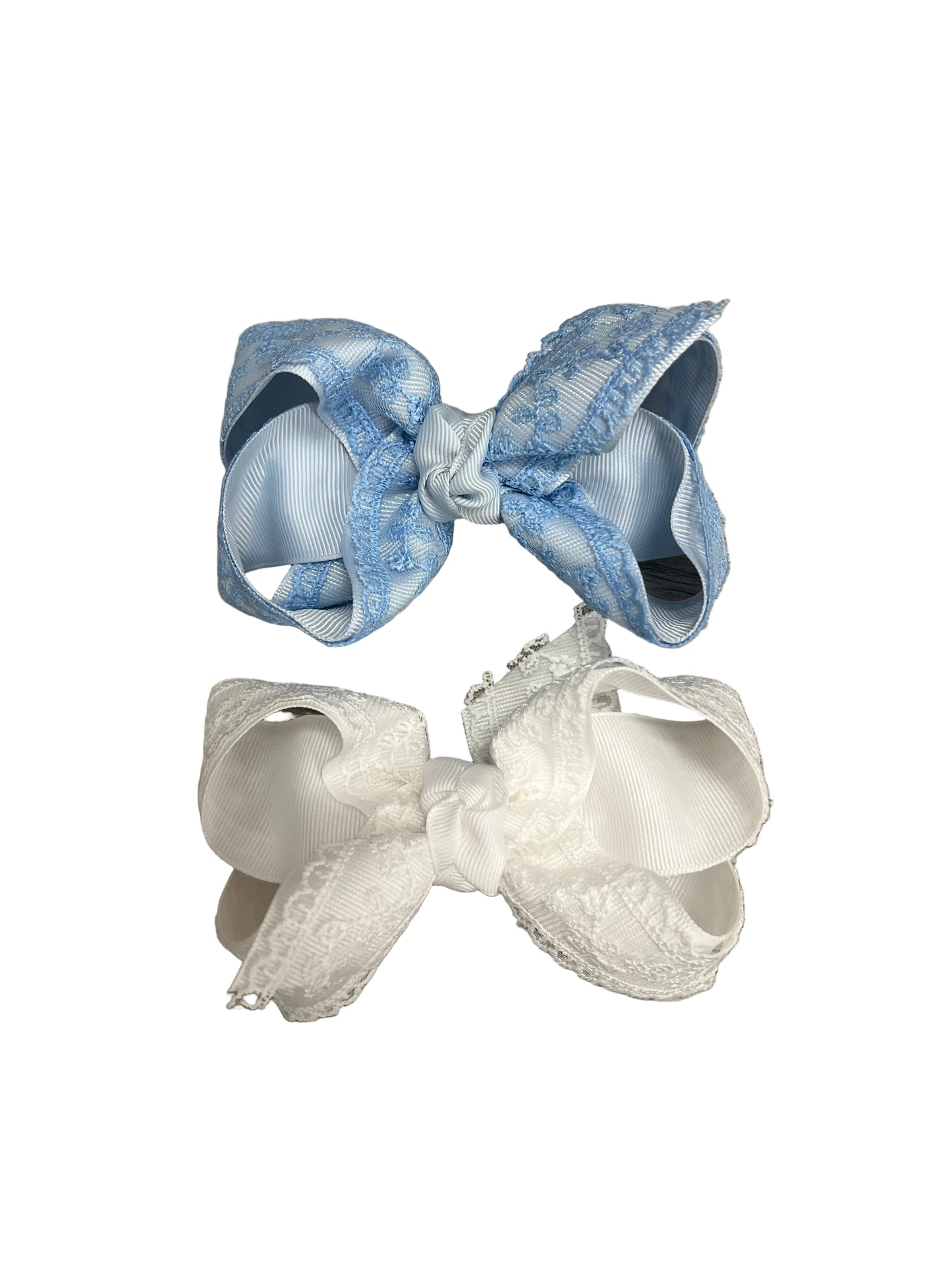 Grosgrain & Lace 5.5" Bows