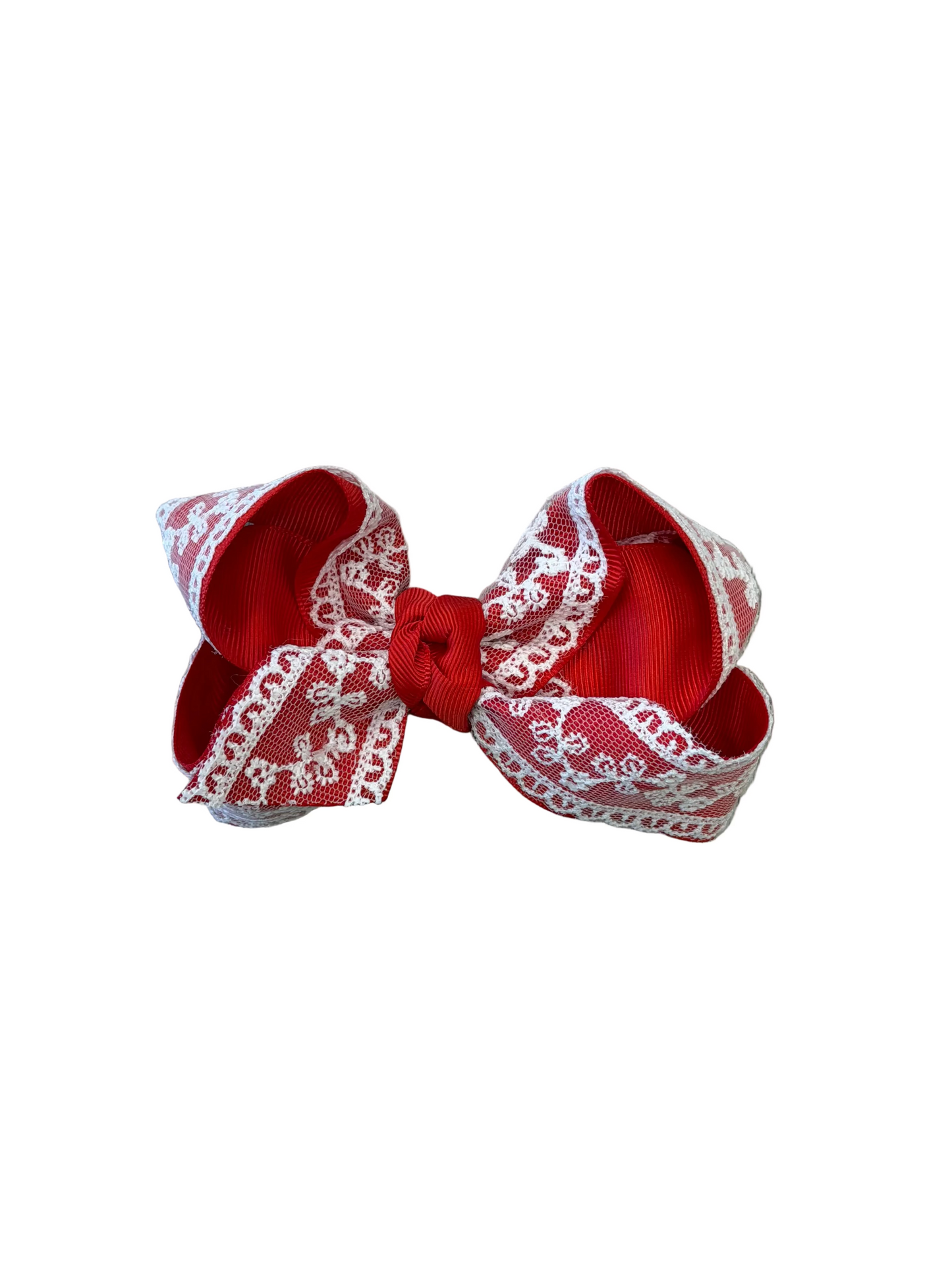 Lace Large Layered Bows 4.5"