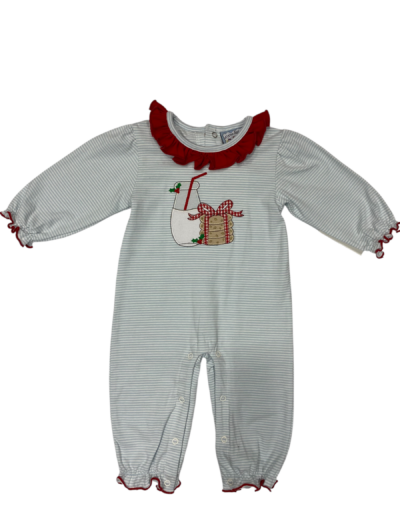 Milk & Cookies Girls Romper