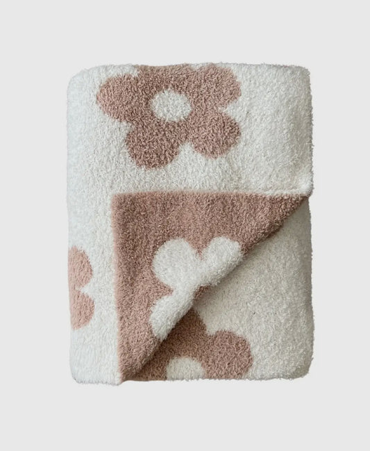 Daisy Baby Blanket | Latte