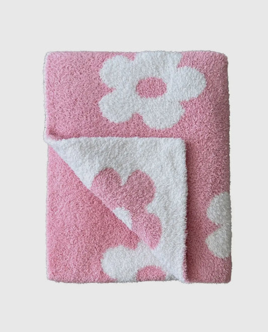 Daisy Baby Blanket | Pink