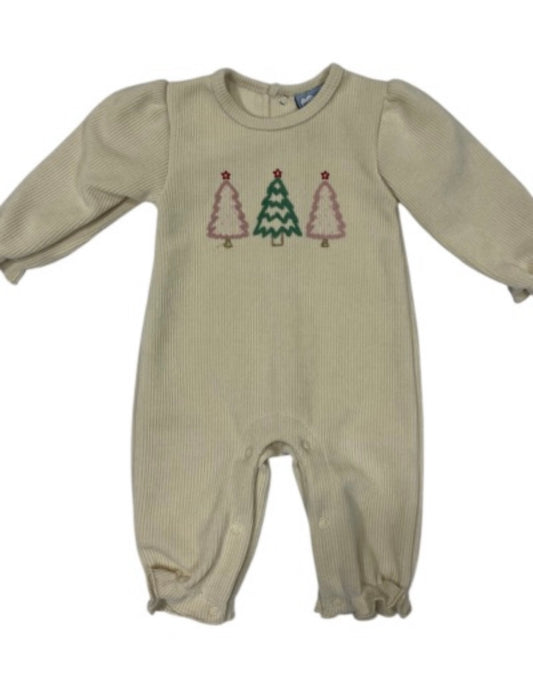 O' Christmas Tree Girls Romper