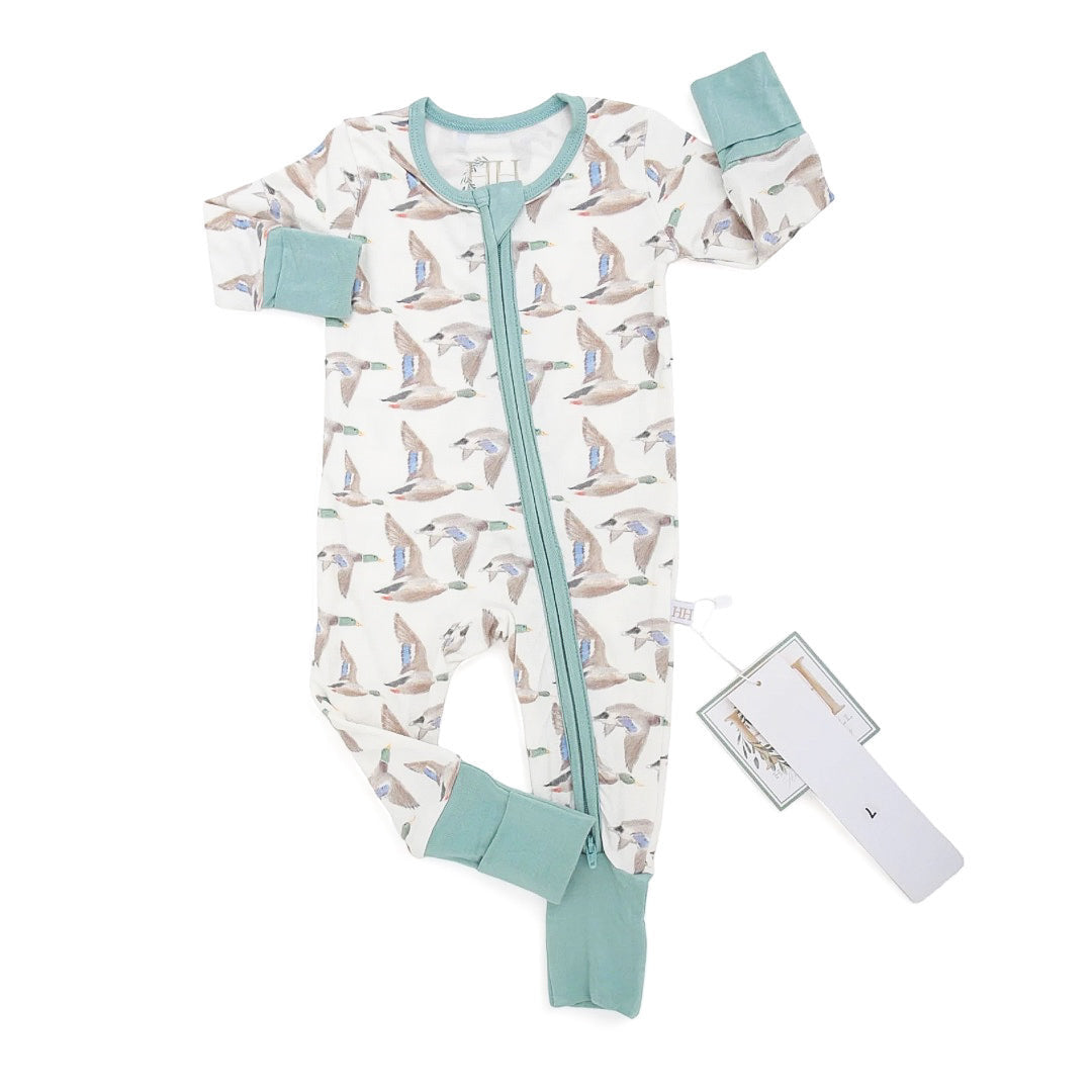 Boys Flyin’ South Double Zipper Romper