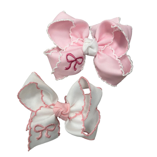 Bow Embroidered Bows