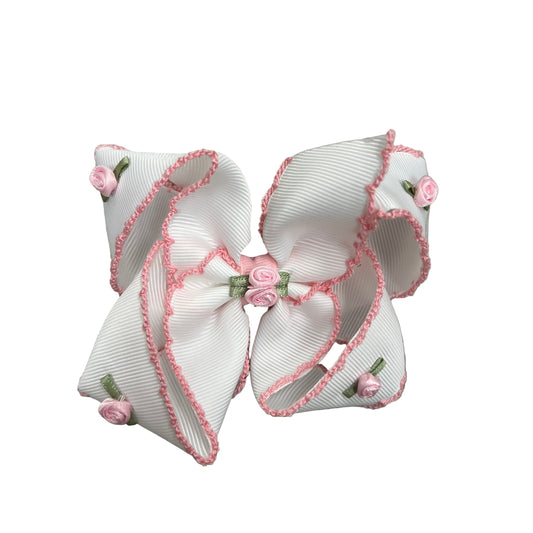 Flower Embellished Bows