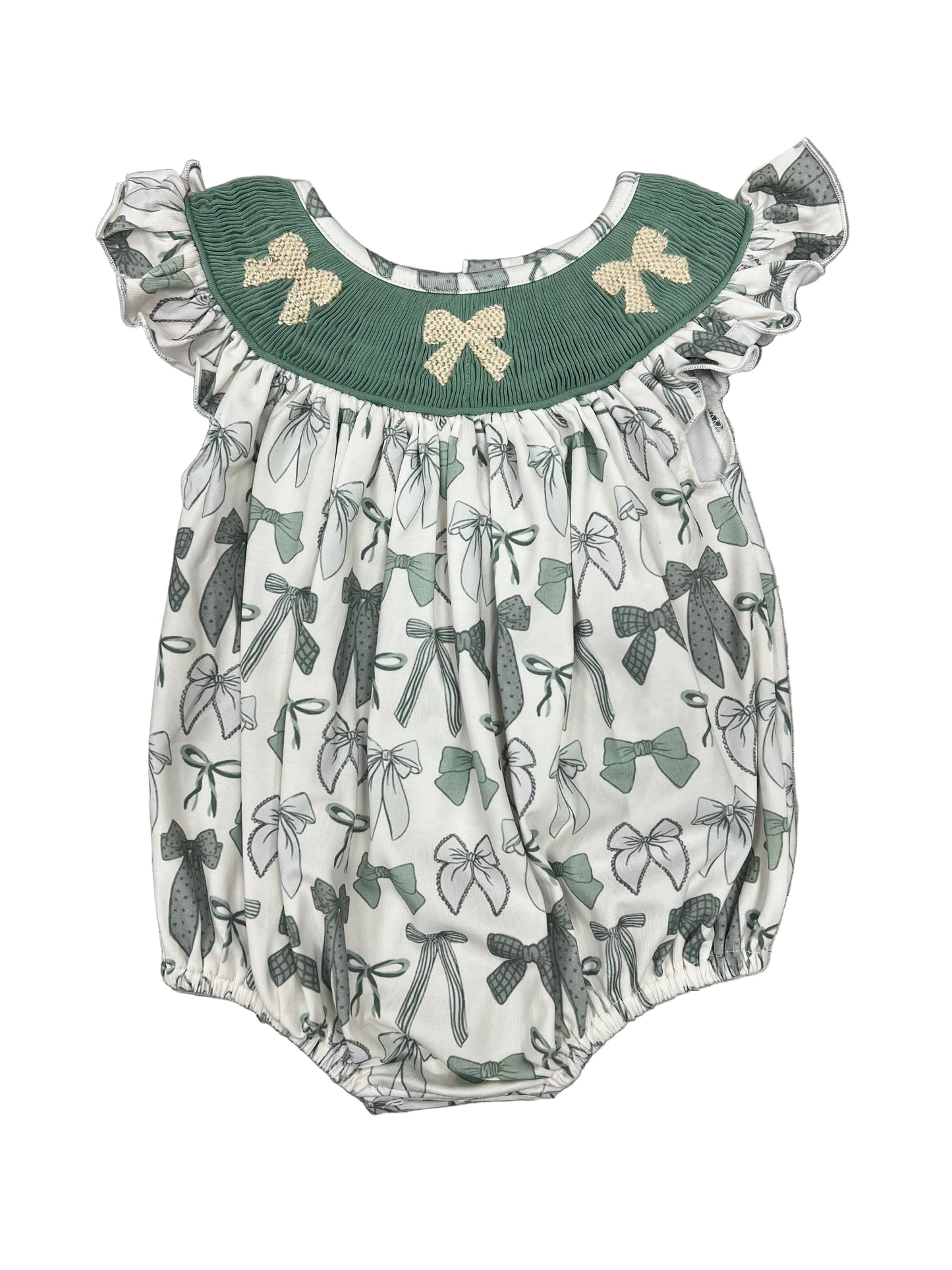 Sage Bows & Gingham Bubble