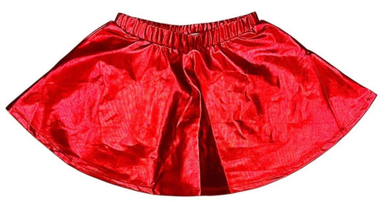 Metallic Red Skirt