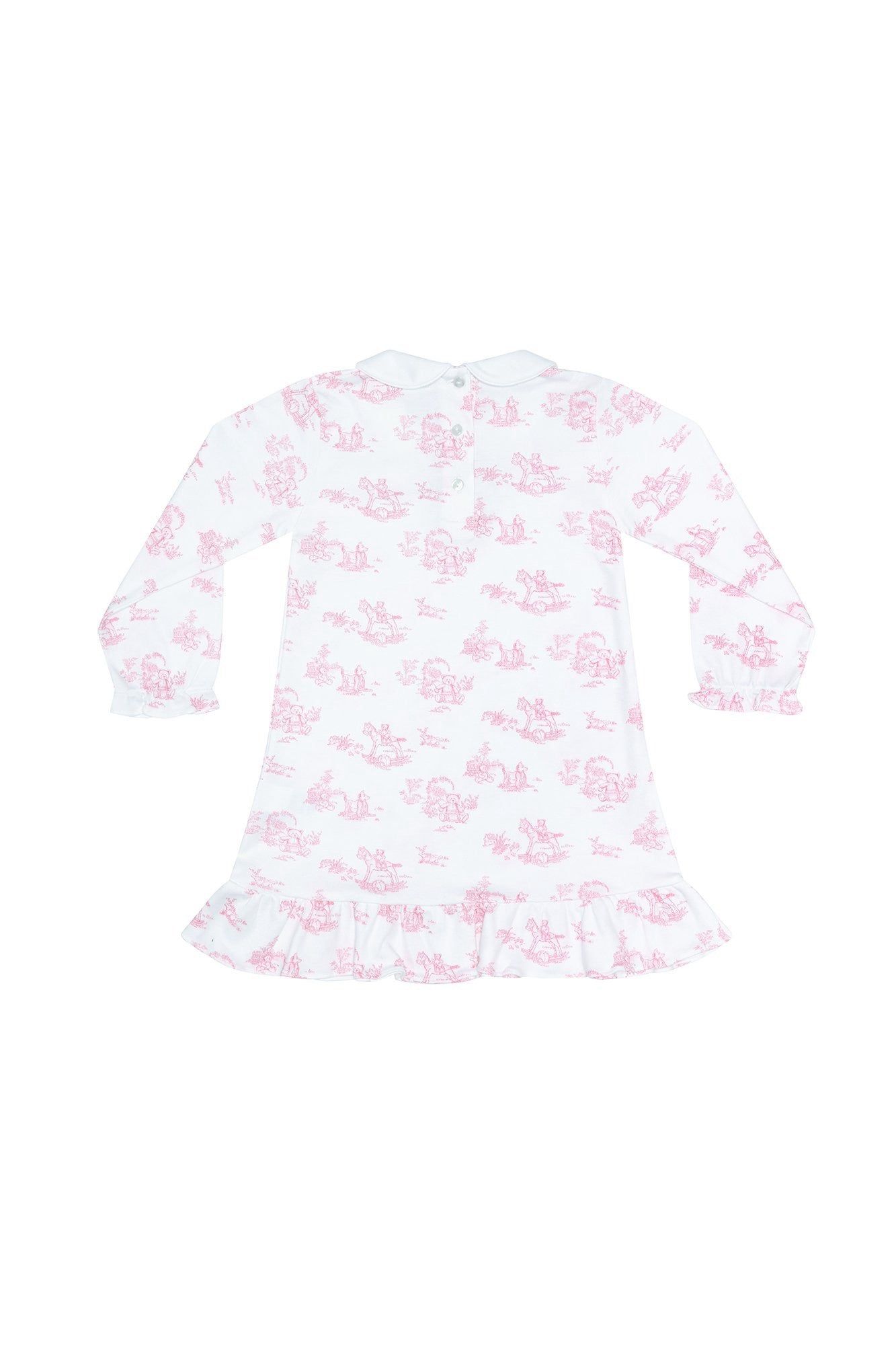 Pink Toile LS Playtime Dress