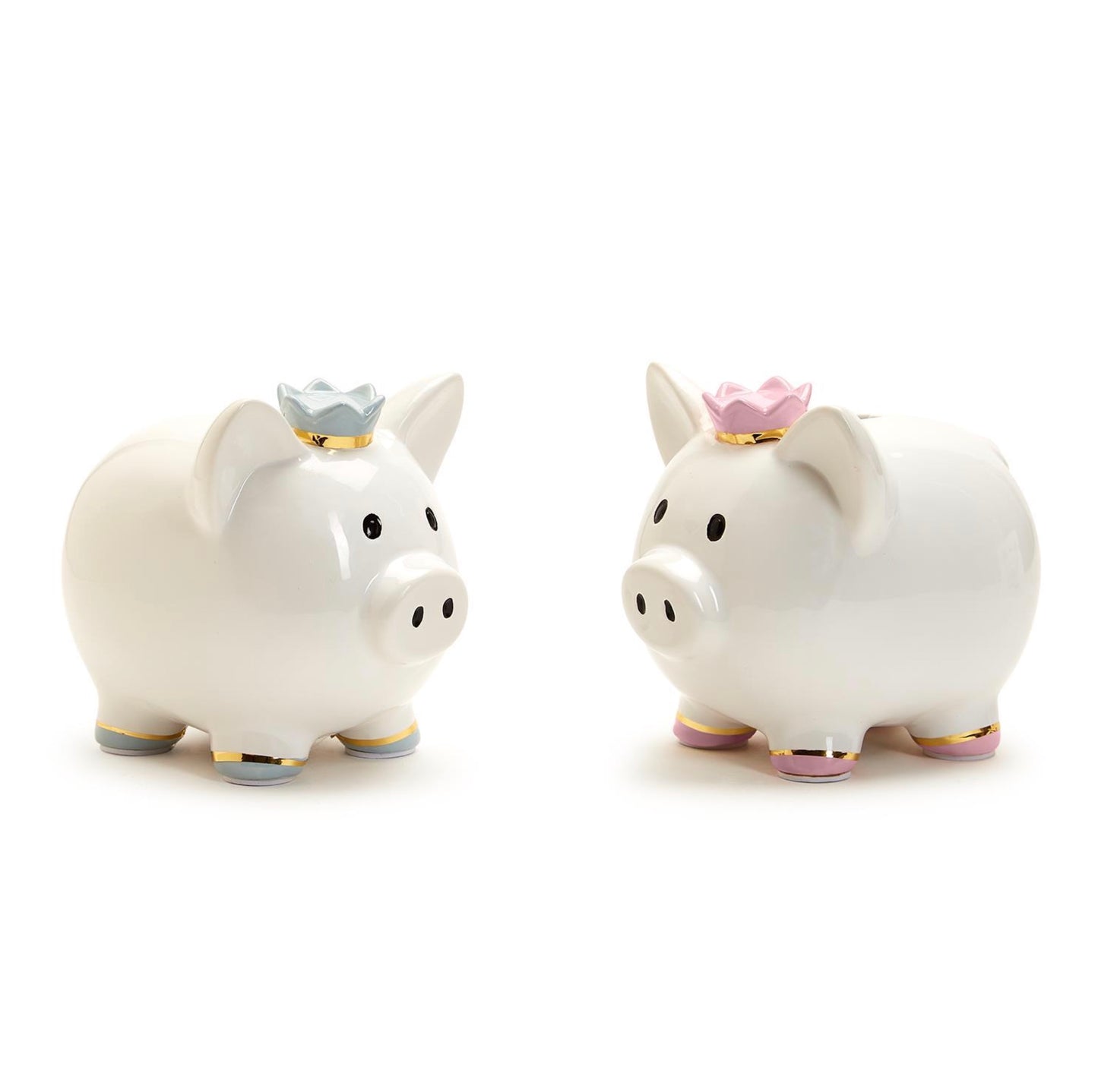 First Piggy Bank with Crown