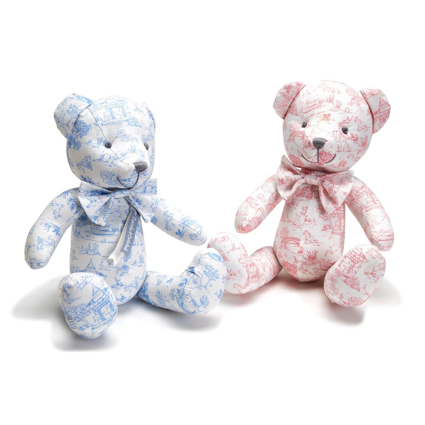 Animal Toile Stuffed Teddy Bears