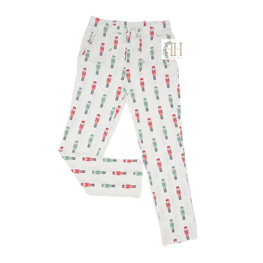 Men’s Red and Green Nutcracker Loungewear Pants