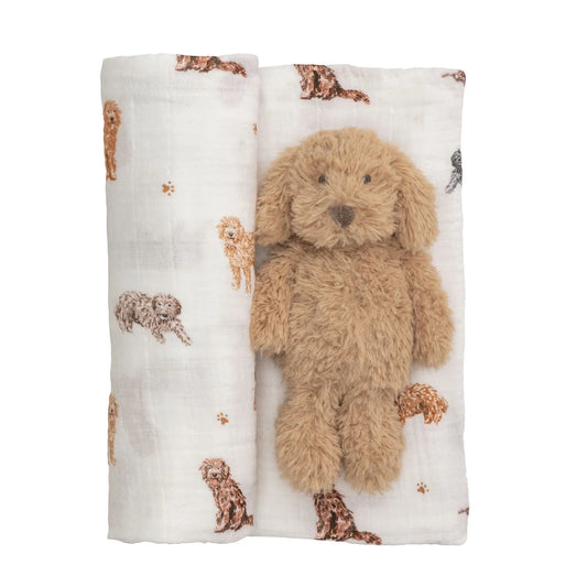Dog Swaddle and Rattle Sets