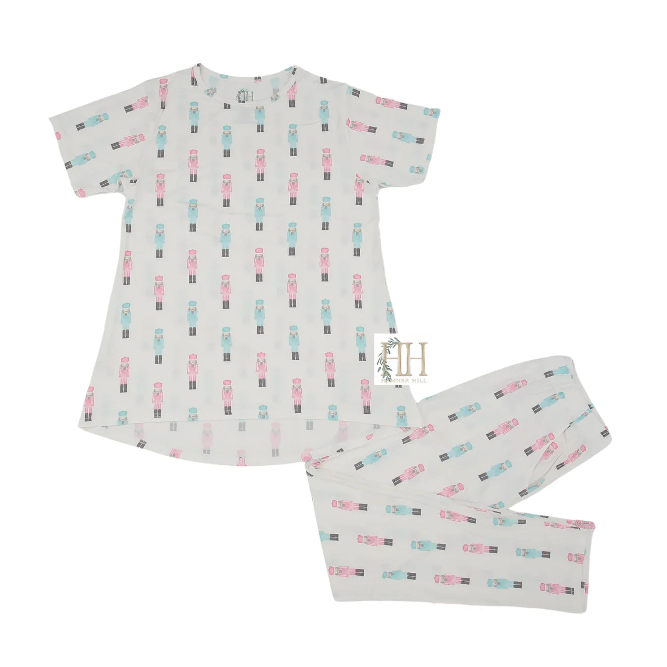 Pink & Teal Nutcracker Women’s Loungewear Set