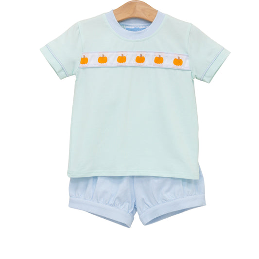Pumpkin Rowe Banded Shorts Set