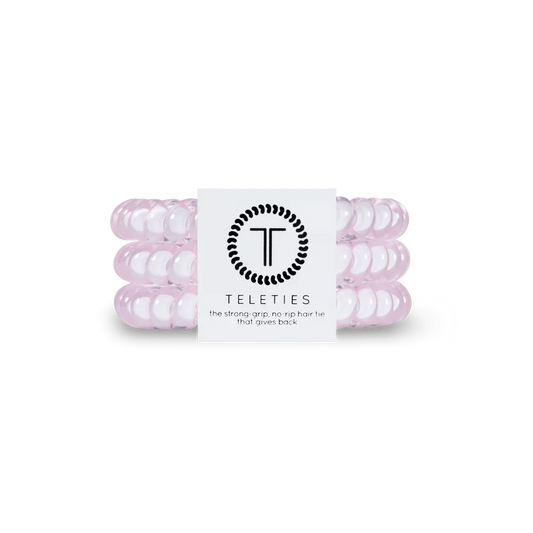 Rose Water Pink Small Hair Ties