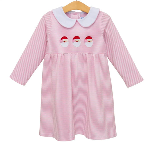 Girls Santa Trio Dress