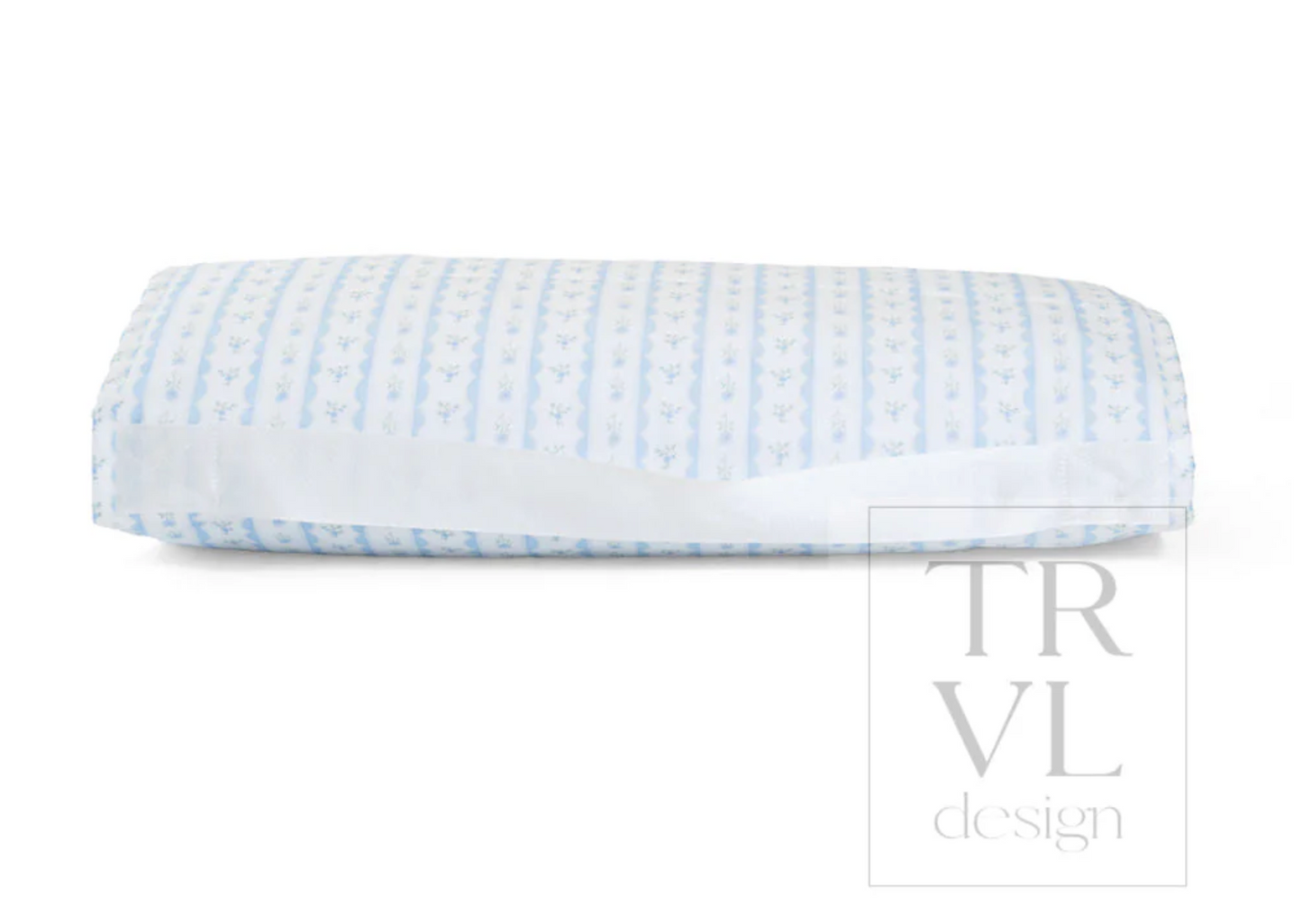 Nap Mat - Ribbon Floral Blue
