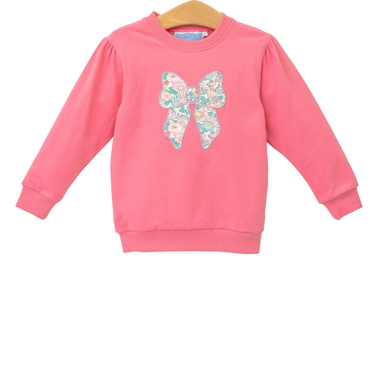 French Terry Pullover- Bow