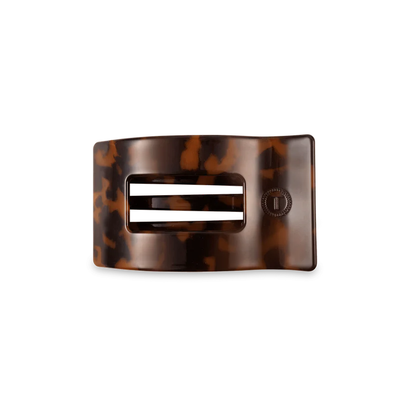 Tortoise Small Flat Rectangle Hair Clip Hair Clips