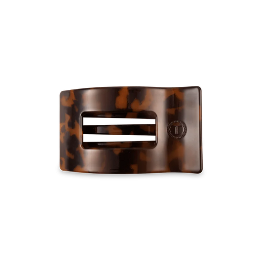 Tortoise Small Flat Rectangle Hair Clip Hair Clips