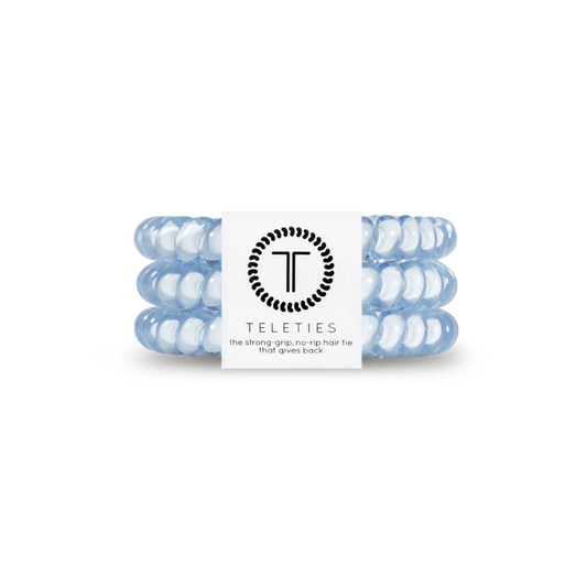 Washed Denim Small Hair Ties