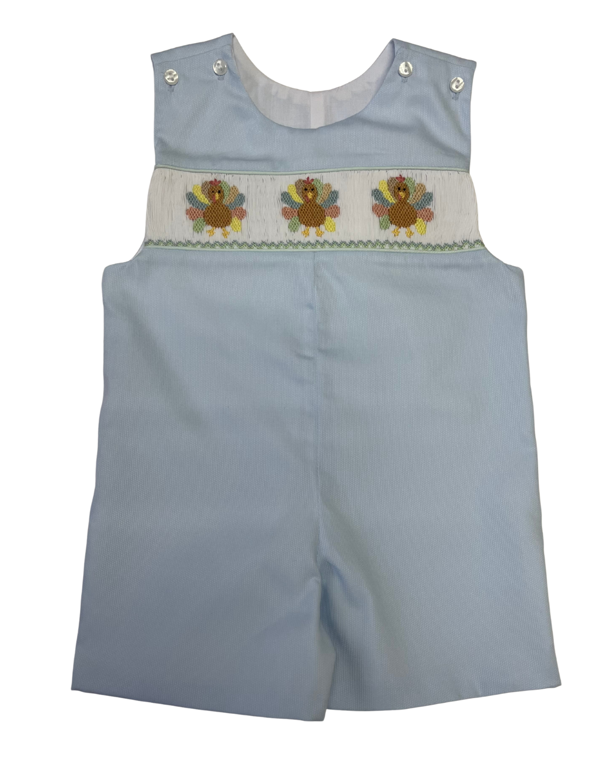 Turkey Smocked Shortall