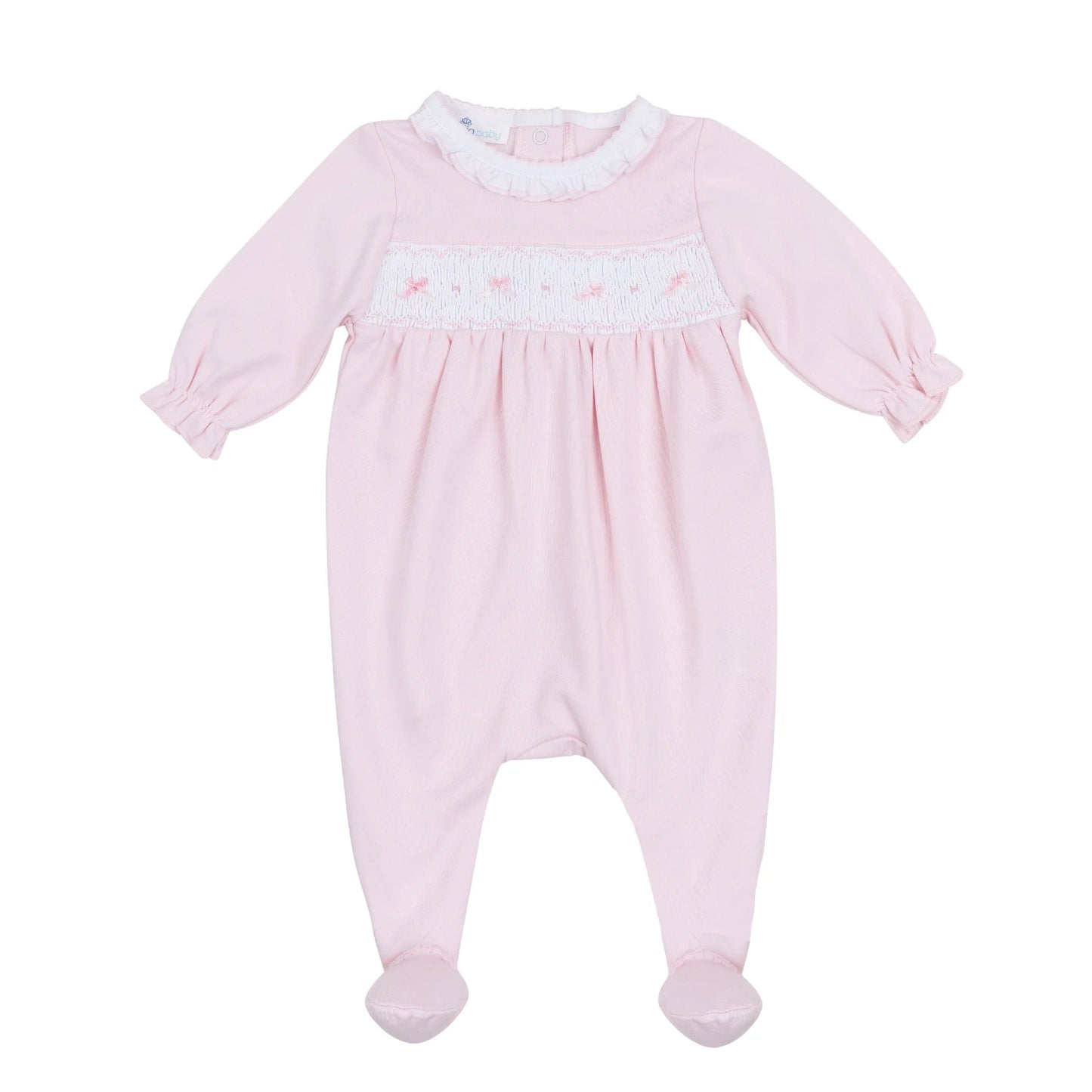 Amelia's Classics Pink Smocked Footie