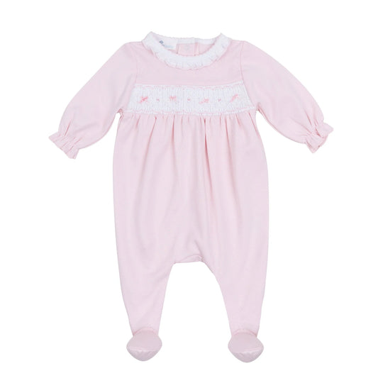 Amelia's Classics Pink Smocked Footie