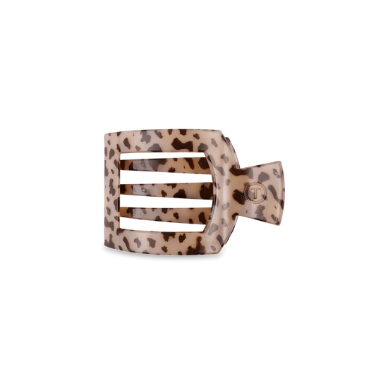 Blonde Tortoise Small Flat Square Hair Clip