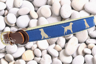 Blue Khaki Dog Belt