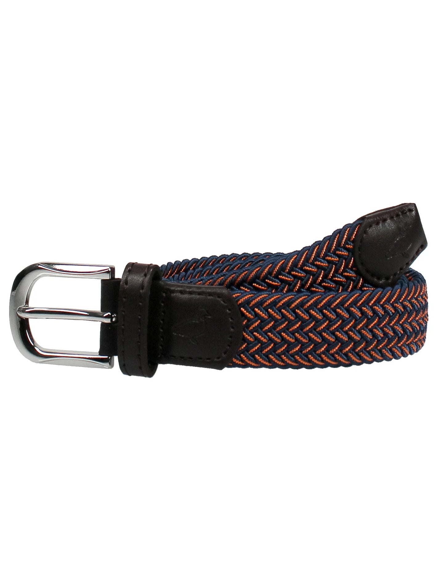 Boys Country Club Stretch Belt Blue & Orange