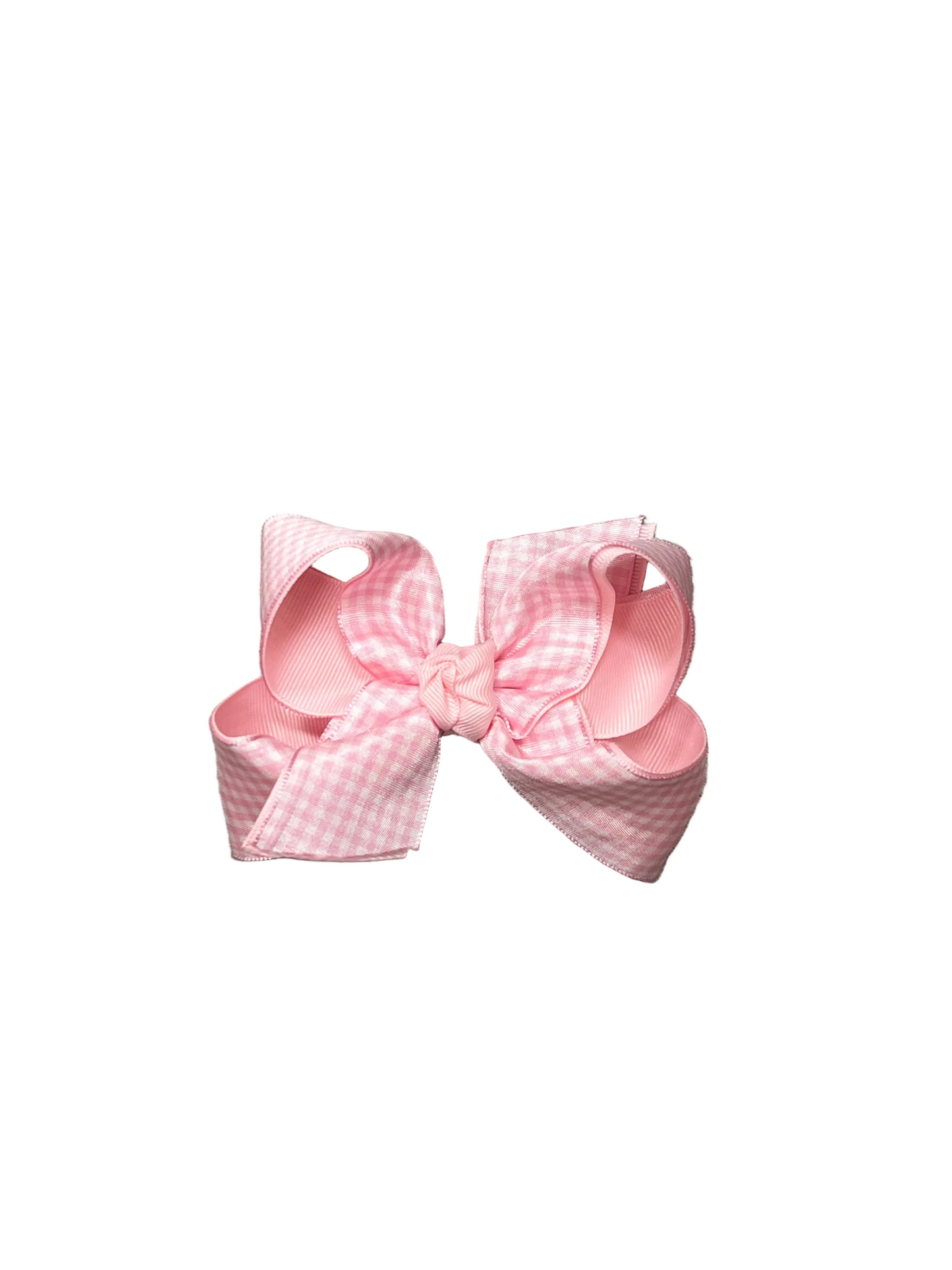 Layered Gingham Bow