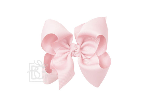 Signature Grosgrain Bow- Light Pink