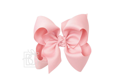 Signature Grosgrain Bow- Peony