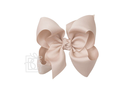 Signature Grosgrain Bow- Vanilla