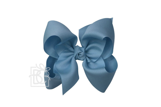 Signature Grosgrain Bow- Williamsburg Blue
