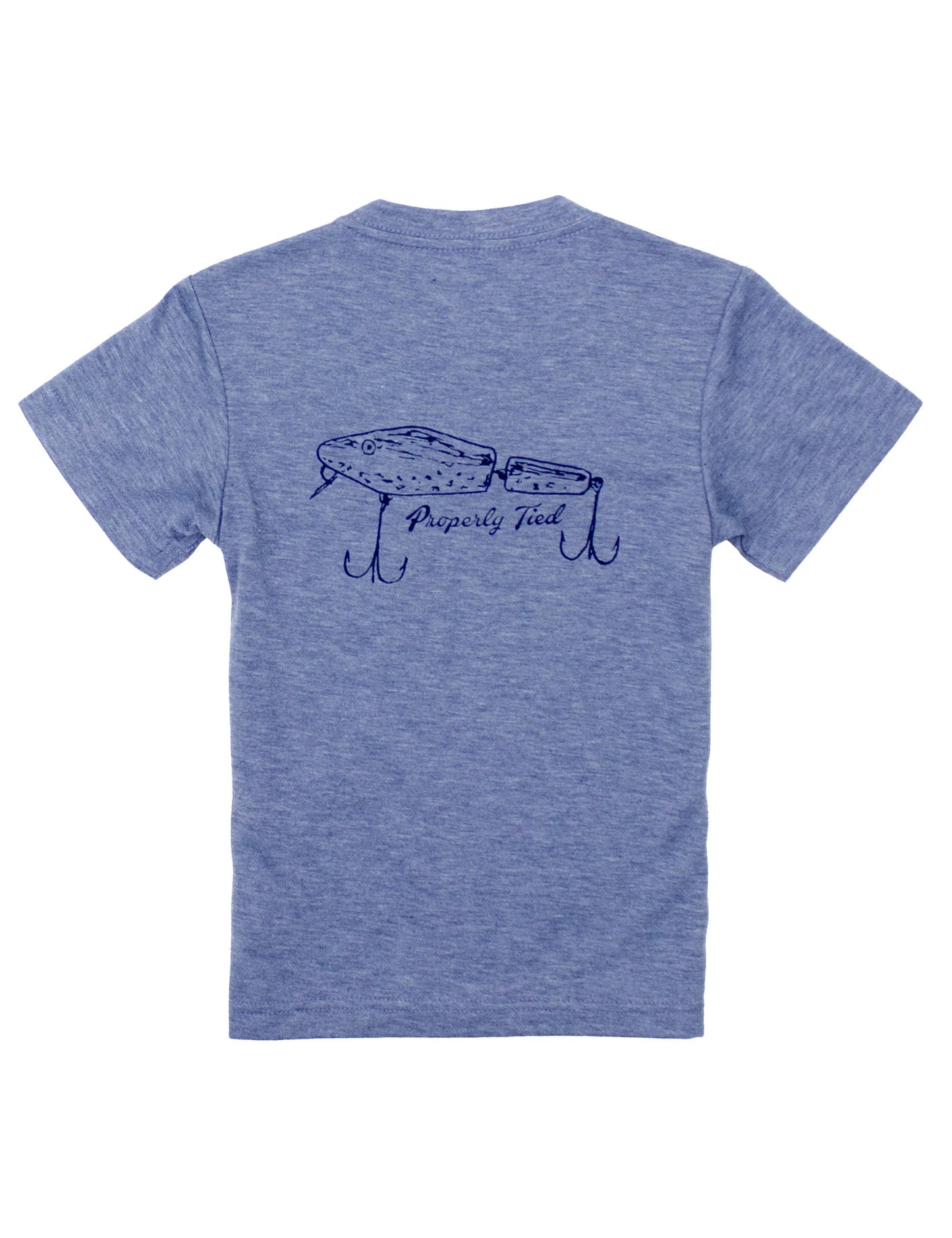 Boys Portland Pocket Tee Lure Denim