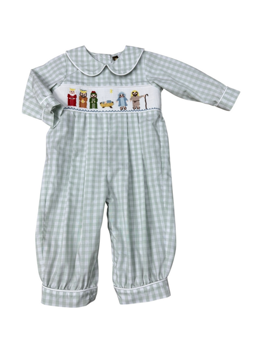 Nativity Smocked Longall