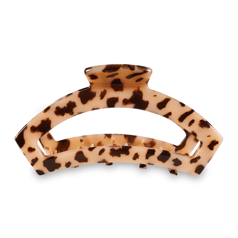 Open Blonde Tortoise Large Claw Hair Clip