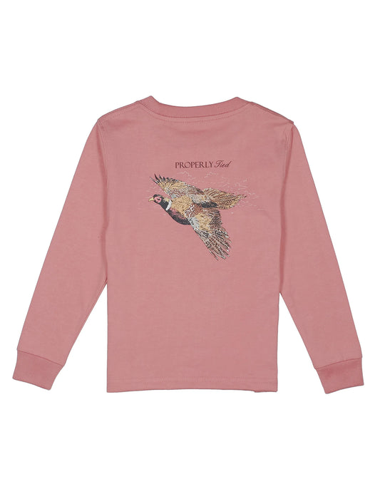 Boys Pheasant Hunt LS Salmon