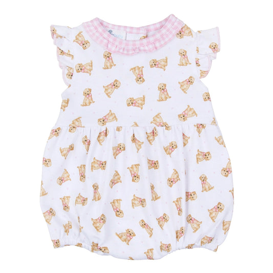 Pink Sweet Golden Print Bubble