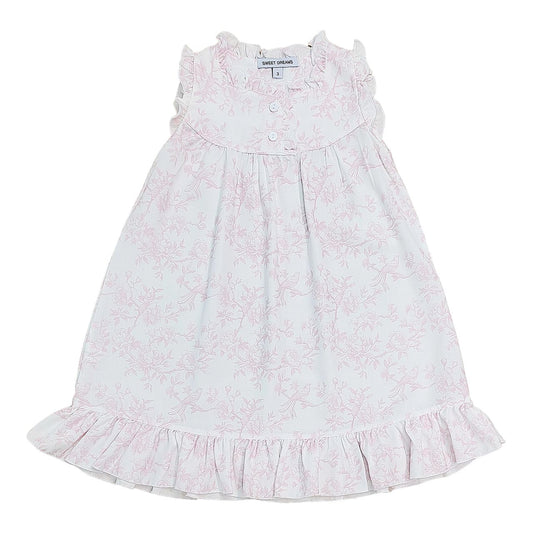 Victoria Pink Toile Print Gown